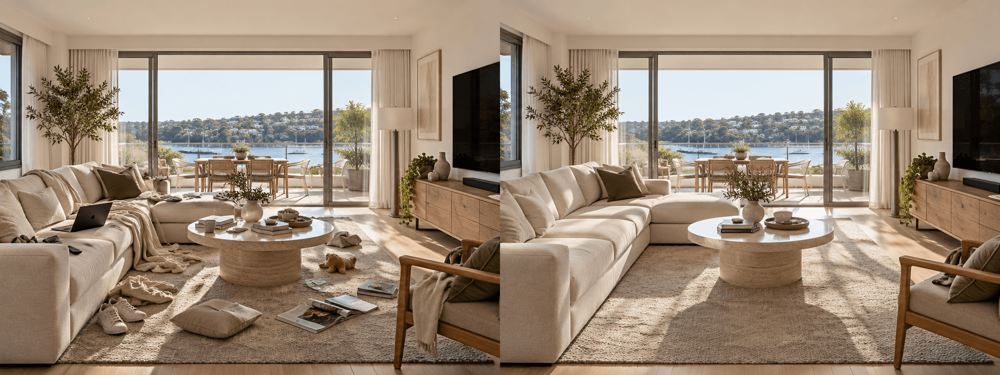 Illustrative regular house cleaning service