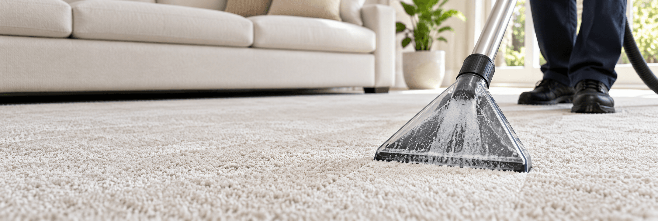 Illustrative carpet cleaning service