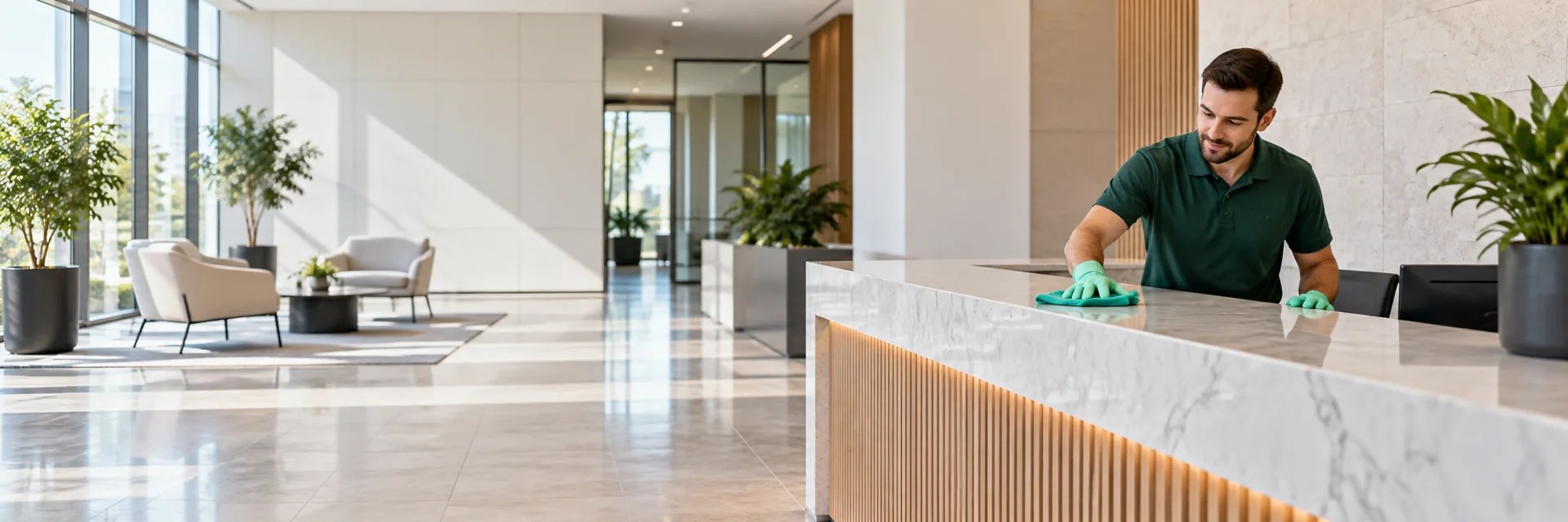 Commercial Cleaning service photograph
